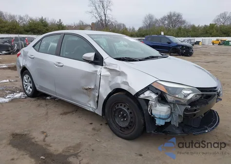 2015 Toyota Corolla Le из США, поврежденный, VIN 2T1BURHE2FC475200